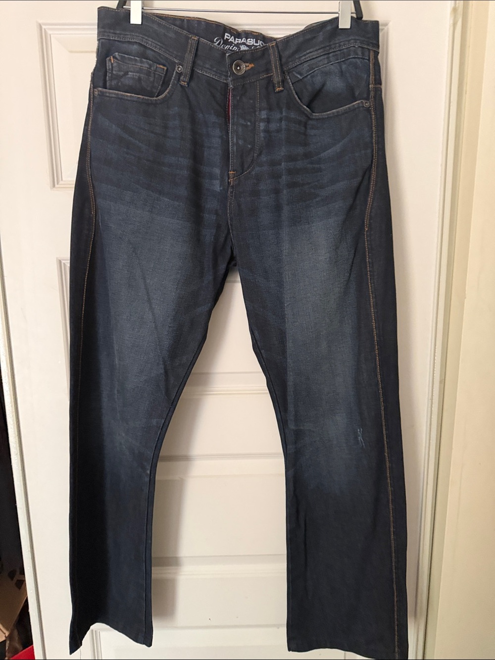 Parasuco Men's Dark Blue Straight Jeans